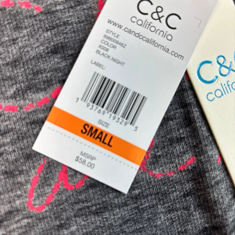 C & C California Valentine's Day‎ Graphic Sweatshirt - Women's Small